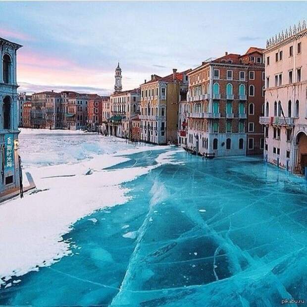 Разоблачаем! Замерзшая Венеция?