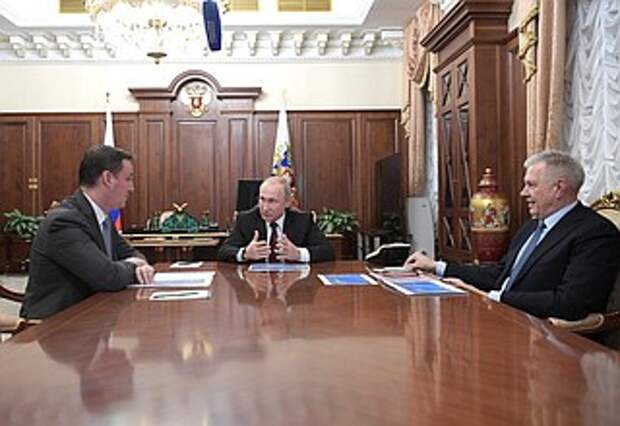 Встреча с главой Минсельхоза Дмитрием Патрушевым и руководителем Россельхознадзора Сергеем Данквертом