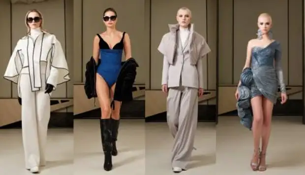 Графичность и футуризм: Валентин Юдашкин представил коллекцию, отмененную Неделей мода в Париже