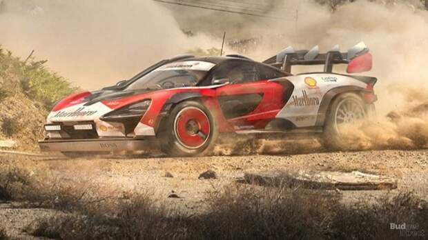 McLaren Senna Rally Car wrc, авто, автодизайн, автомобили, ралли, спорткары, суперкары, фантазия