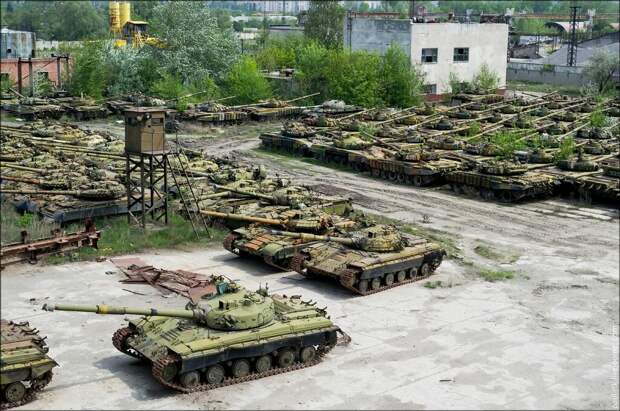 Кладбище танков, случайное фото из интернета.