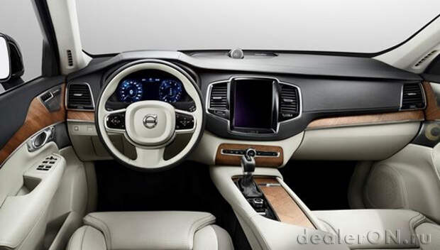 Интерьер нового Volvo XC90 (Вольво ХС90)