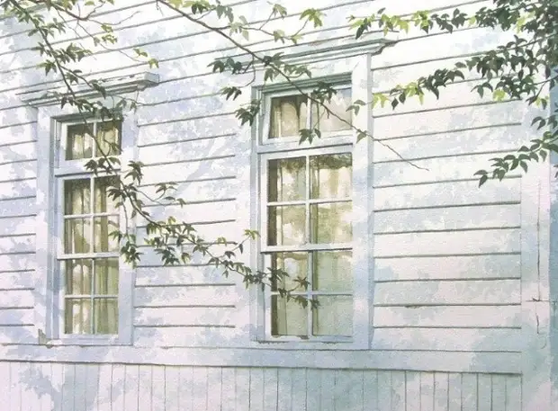 Рисунки акварелью. Abe Toshiyuki