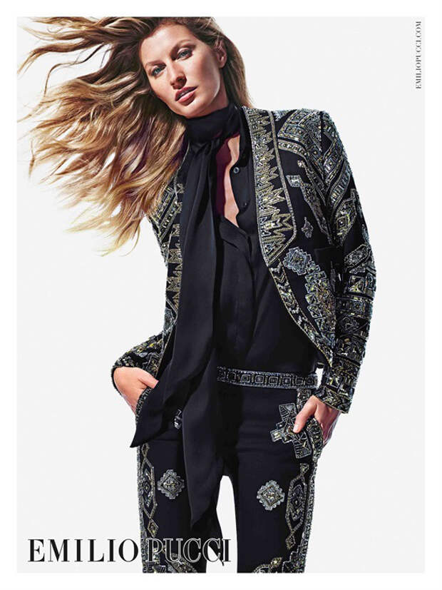 Gisele Bundchen for Emilio Pucci Fall 2014 ad campaign 