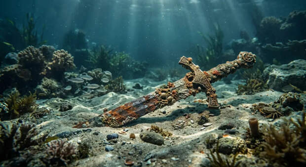 Студент прогнал мародеров и нашел древний меч крестоносца