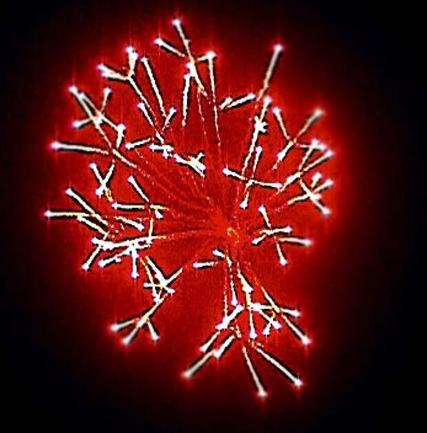 феерверк перекрестье