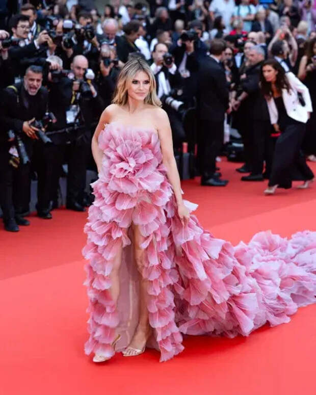 Хайди Клум в Elie Saab