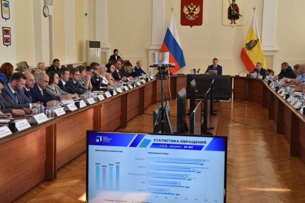 Губернатор Павел Малков провёл очередное заседание правительства Рязанской области