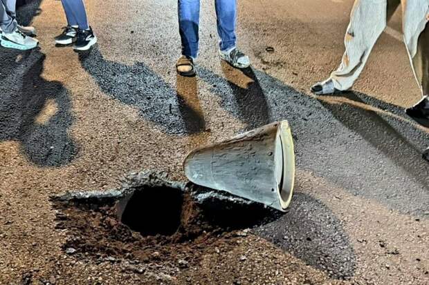 Появилось фото обтекателя иранской ракеты после прохождения атмосферы