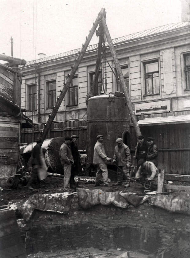 metroconstruction03 Как строили первую очередь Московского метрополитена