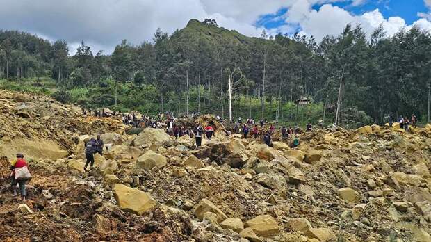 Более 300 человек находятся под завалами после схода оползня в Папуа — Новой Гвинее