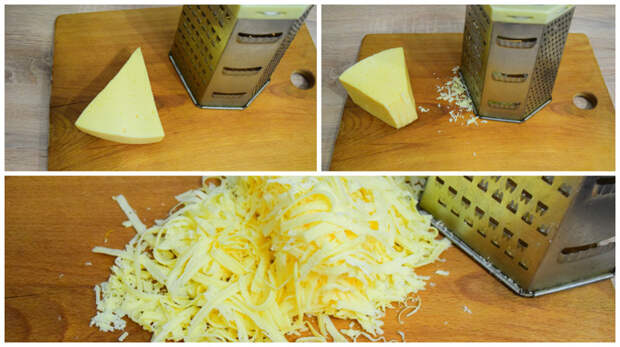 Сыр натираем  булочка, видео, еда, рецепт, своими руками