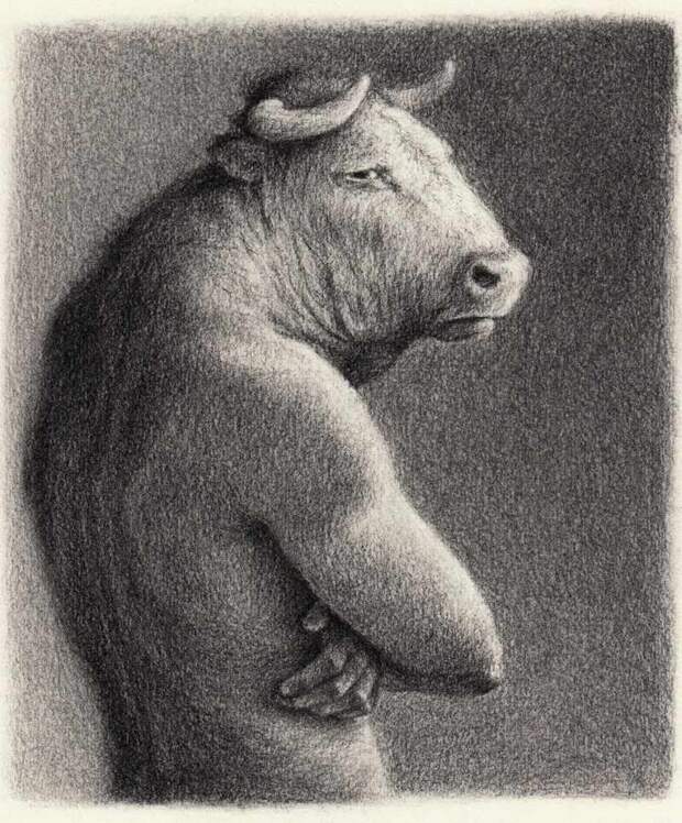 Мексиканский художник. David Alvarez 7 Minotaur