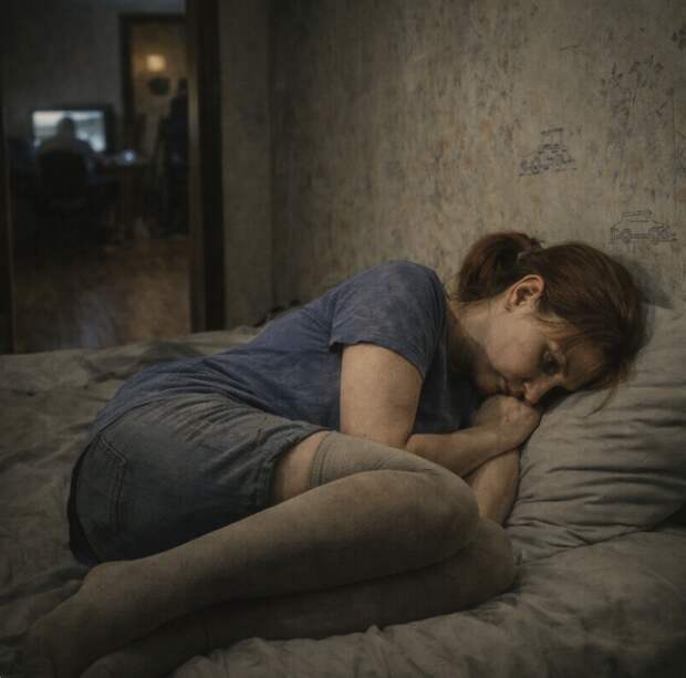 Никто не поинтересовался, почему у неё такой измученный вид, почему она легла в одежде, почему молчит.