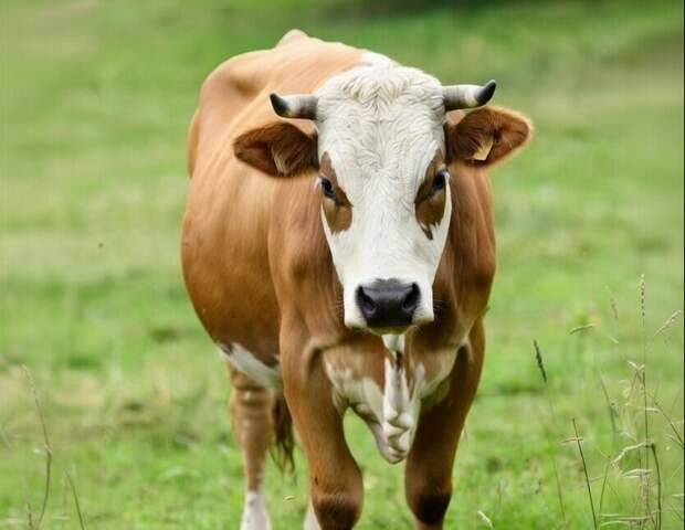 Корова Вероника чешет спину палкой, перевернув мир зоологов