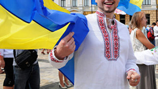 Парад украинских вышиванок. Архивное фото
