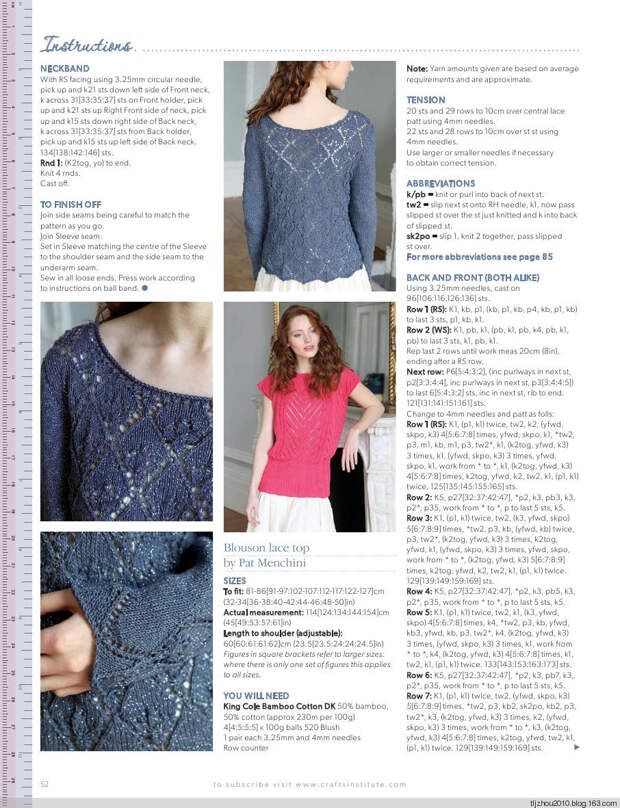 Knitting Magazine №6 2014 - 紫苏 - 紫苏的博客 Knitting Magazine №6 2014 - 紫苏 - 紫苏的博客