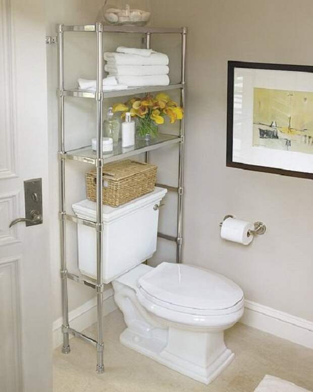 Прекрасный вариант оформить компактно и быстро интерьер в ванной комнате, что понравится.