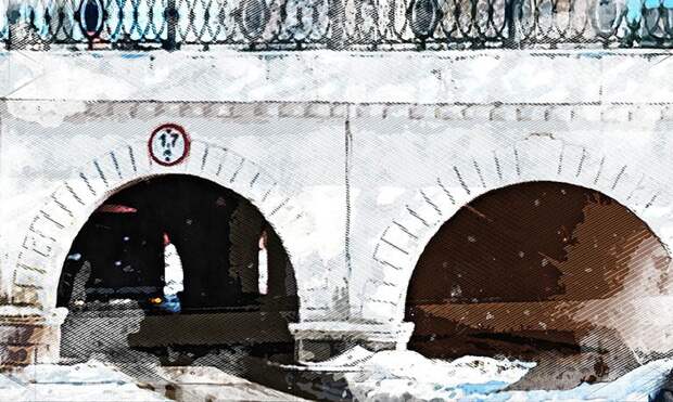 В Орле под «мостом глупости» застрял очередной автомобиль