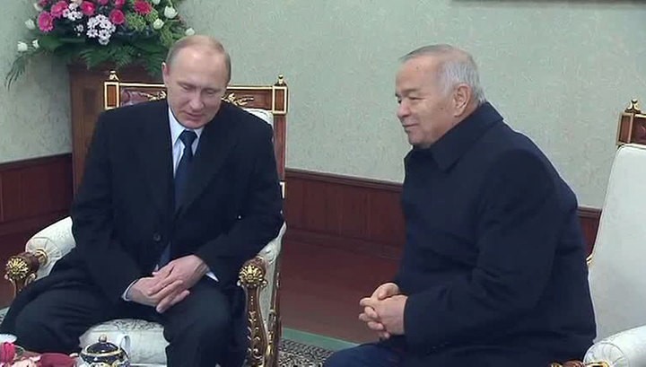 Владимир Путин прибыл в Узбекистан Владимир Путин прибыл в Узбекистан