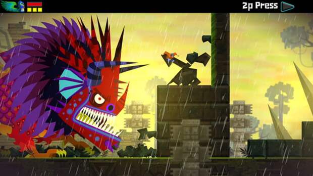 Guacamelee! – Tree Tops, Cueva de la Locura, испытания Инферно