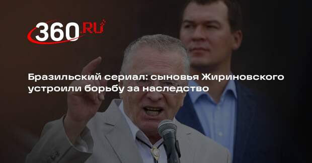 Shot: наследство Жириновского не дает покоя его сыновьям