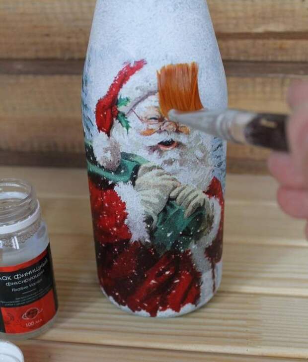 Декупаж бутылок своими руками
