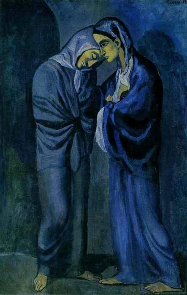 Пабло Пикассо. Свидание (Две сестры). 1902 год