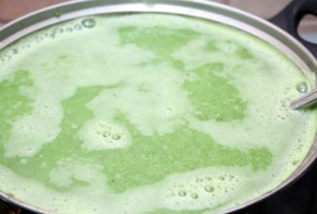 Суп-пюре из брокколи и зеленой фасоли - приготовление