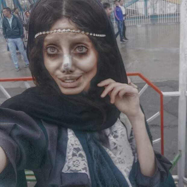 Иранка горела желанием превратиться в Анджелину Джоли Сахар Табар, анджелина джоли, внешность, изменение, иран, лицо, операция, пластика, фигура