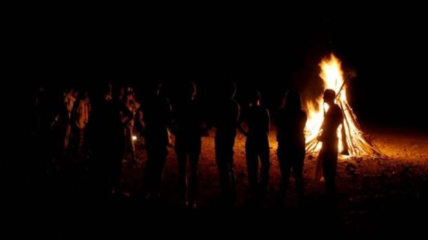 fire early humans history shadows nighttime people