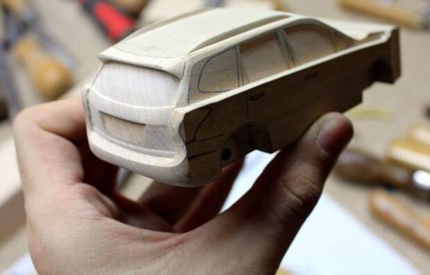 Subaru Forester в масштабе своими руками из дерева subaru, subaru forester, авто, автомобили, масштабная модель, моделизм