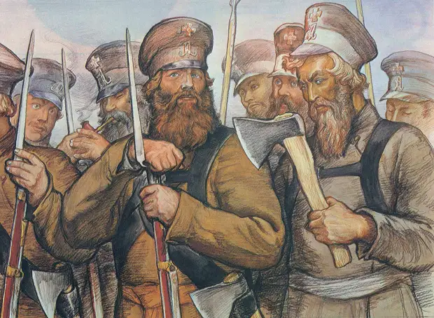 Русские партизаны 1812 года. И. Дорохов, Д. Давыдов, В. Дибич