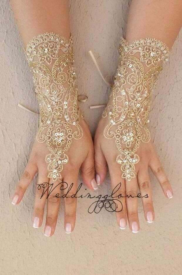 Ажурная красота кружевных митенок 12 Ажурная красота кружевных митенок 12