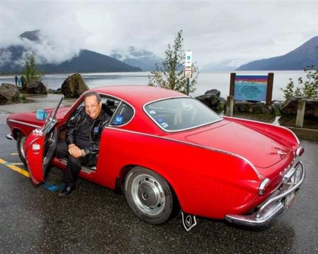 Volvo P1800, владелец которого американец Ирв Гордон. Volvo P1800 владелец которого американец Ирв Гордон