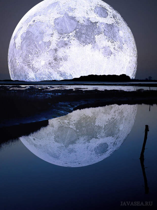 Hdr фото луны