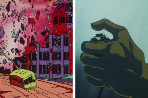 Кадры из мультфильма «Босоногий Гэн»