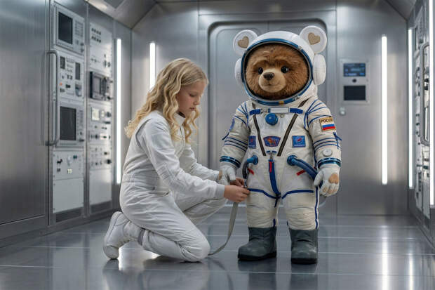 Цифровой артист Мишка Топ и певица Милана Учайкина записали клип "Взлет" в интерьерах МКС