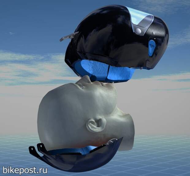 Концепция мотошлема Voztec