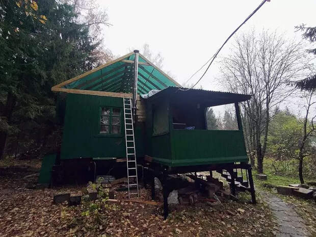 Замена крыши дачного дома Замена крыши дачного дома