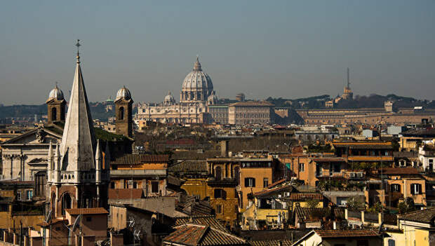 Вид Рима, Италия. Архивное фото