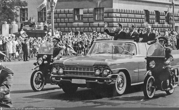 История московского ритуала встречи иностранных гостей