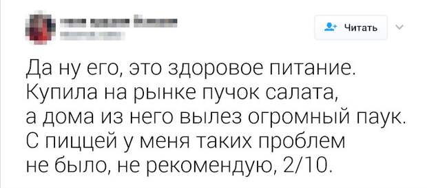 Пугающий ЗОЖ Пугающий ЗОЖ диета, зож, правильное питание, сарказм, спорт, твиты, юмор