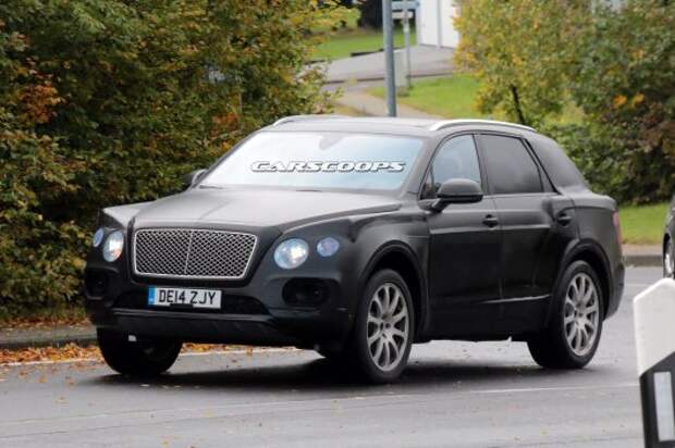 Шпионские фотографии кроссовера Bentley, 6.0 литров W12