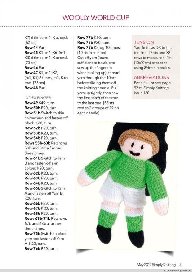 Simply Knitting №120 2014 - 紫苏 - 紫苏的博客