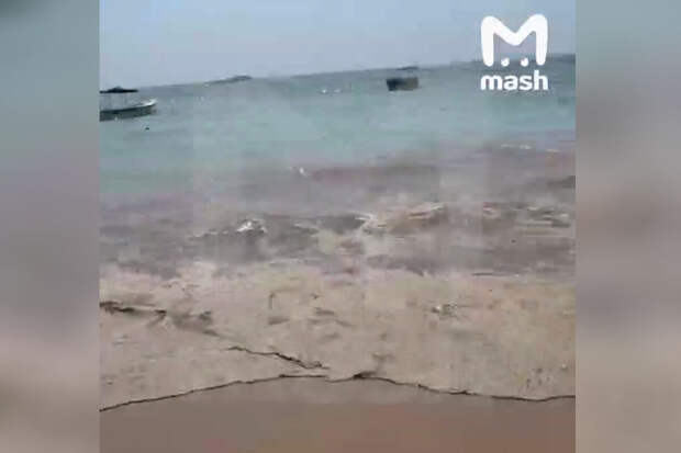 Туристы из РФ показали кадры загрязненного нефтью пляжа Хиккадува в Шри-Ланке