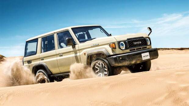 Новые Toyota Land Cruiser 70 привезли на продажу в Россию