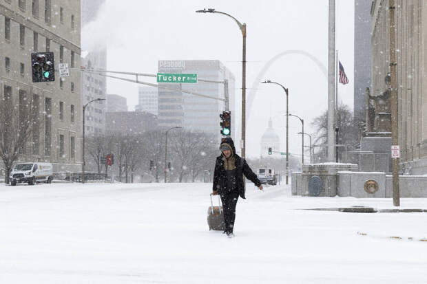 NBC News: в США из-за снежной бури без света остались более 500 тыс. домохозяйств