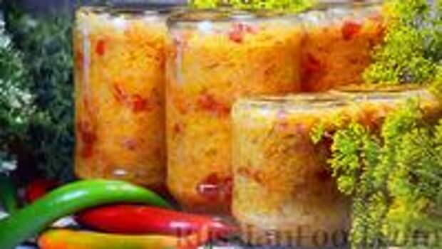 Фото к рецепту: Заготовка из капусты на зиму "Три в одном" Фото к рецепту: Заготовка из капусты на зиму "Три в одном"