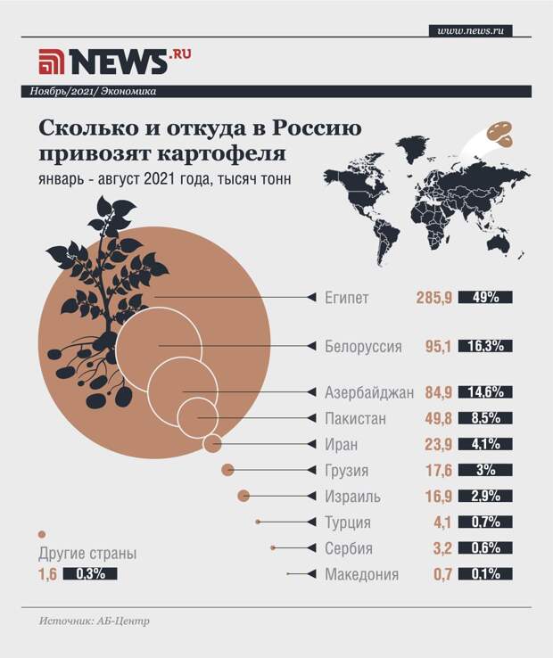 Чужой урожай: кто и зачем кормит Россию импортной картошкой